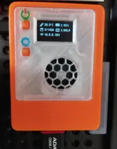 Modular Snap Together Raspberry PI4 128x64Oled Fan