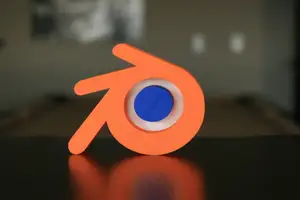 3D Blender Logo