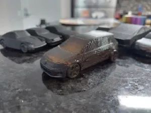 VW GTI Print in place with moving wheels