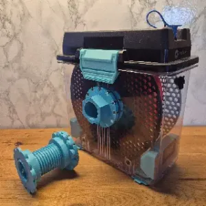 Magnetic Spool Rewinder for Dryboxes (F360 Parametric)