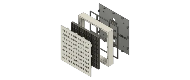 WordClock 16x8 LED matrix (2023-V3) — Фото 7 из 38