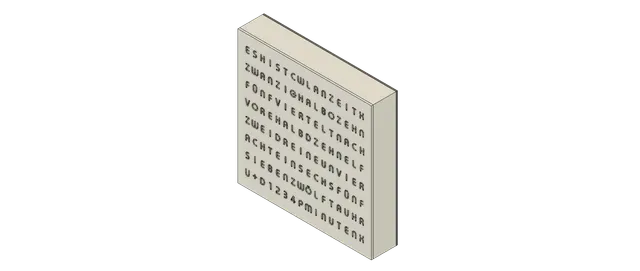 WordClock 16x8 LED matrix (2023-V3) — Фото 9 из 38