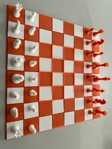 Chess set with carrying case