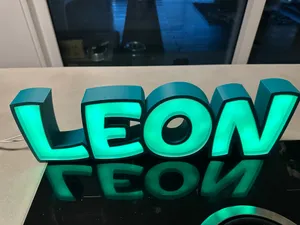 "LEON" LED- Namenslampe