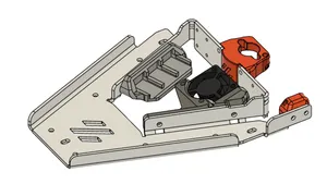 3010 fan mount for Voron 0.1/0.2 Kirigami bed