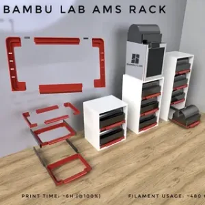 BAMBU LAB AMS RACK DRAWER SYSTEM