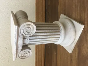 Ionic Column Pillar Display Stand Short Stubby Remix