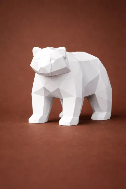Abstract Minimal Animals – Forest Set (Low Poly, 4 Models) — Image 4 of 6