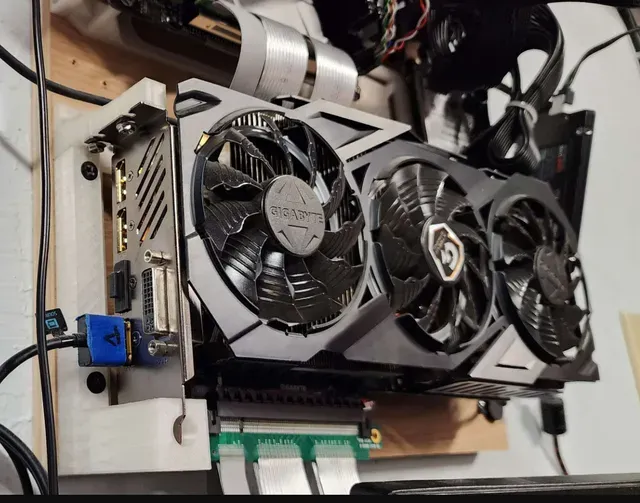 Wall Mounted Graphics Card