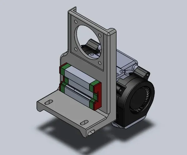 Chariot X pour montage sur MGN12H + Montage type E3D pour tevo tarantula pro version Direct drive — Image 2 of 8
