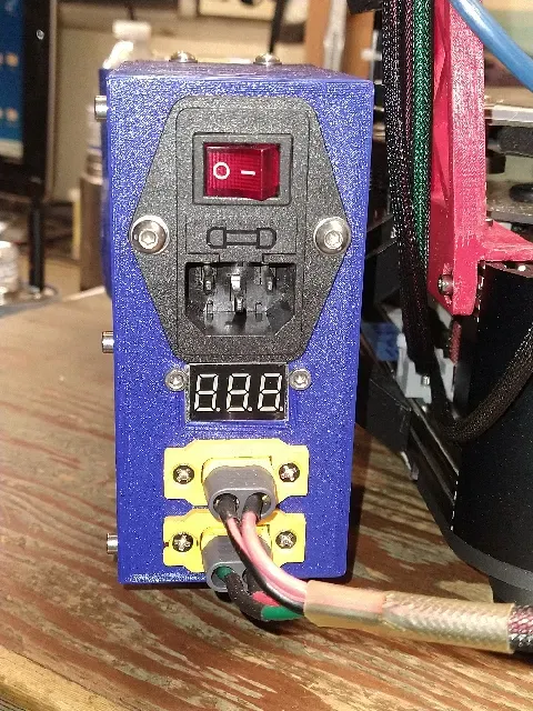 S-360-12 PSU cover with voltmeter, switch and XT60 plugs — Image 2 of 20