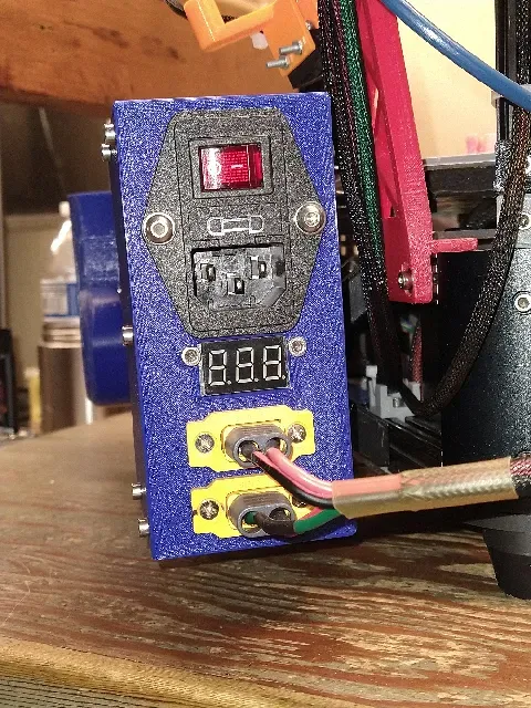 S-360-12 PSU cover with voltmeter, switch and XT60 plugs — Image 5 of 20