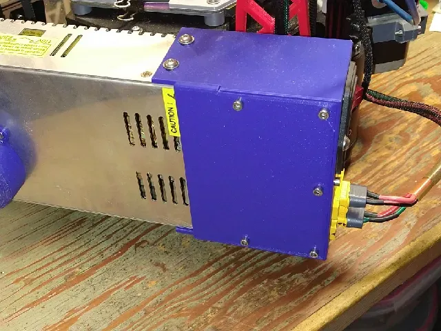 S-360-12 PSU cover with voltmeter, switch and XT60 plugs — Image 4 of 20