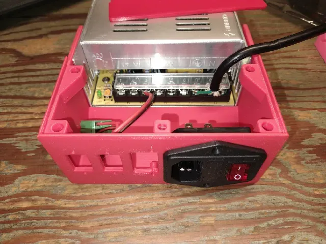 S-360-12 PSU cover with voltmeter, switch and XT60 plugs — Image 7 of 20