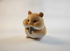 Cute Hamster With Seed