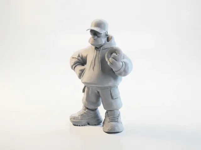 Homer Simpson Figurine Cartoons Animation 3D Printable — Image 5 of 5