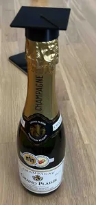 Graduation Hat for Champagne Bottle