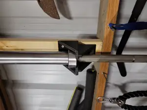 Olympic Barbell Vertical Wall Mount