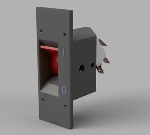 Big Red Switch (IBM XT Style) with magnetic latching