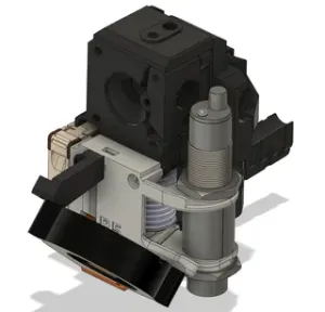 18mm sensor mount for Prusa MK3s extruder (eg. LJC18A3-H-Z/BX)