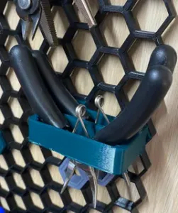 Honeycomb Wall Holder - For 2x Pliers or Cutters