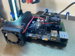 BigTreeTech Manta M5P Mount with Stepper Driver Fan Duct