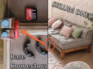 DHEL SKLUM Sofa Base Connectors