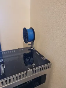 Back-Mounted Top Spool Holder Adapter Base (Qidi Q2)
