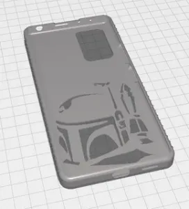 Redmi note 10 pro case print boba fett