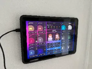 Wall Mount for Fire Tablet HD 10 (11th Gen, 2021) - Cable cutout (Edited)