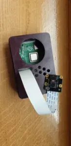 Fork of "Pi 4 Top Screwless Noctua 40mm Fan" with CamCable slot