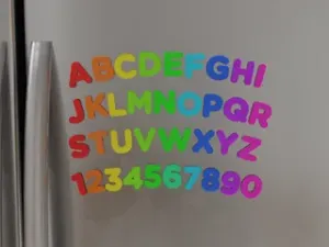 Magnetic Alphabet and Numbers