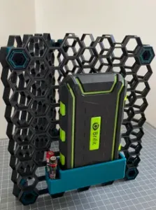 Honeycomb Wall Holder - For Electronic Device with 2xAAA Battery