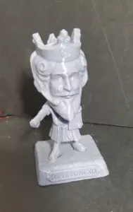 “The King” figurine (3D scan of Burger King (2007) promotional Bobblehead for SuperBowl XLI)