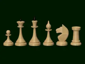 Soviet-era Latvian Chess Set