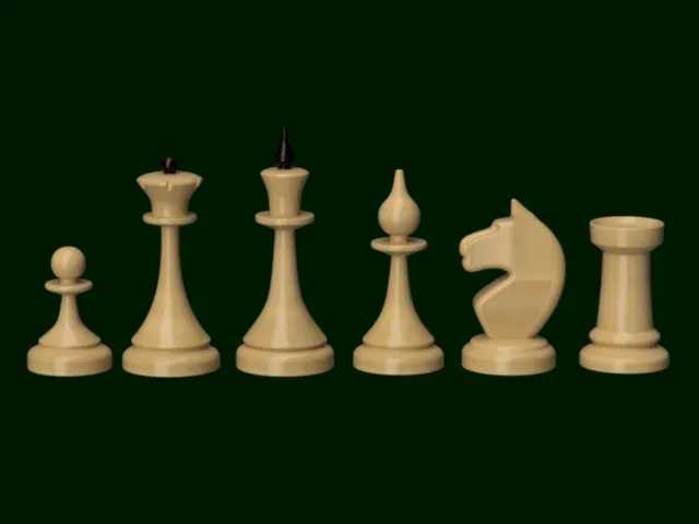 Soviet-era Latvian Chess Set