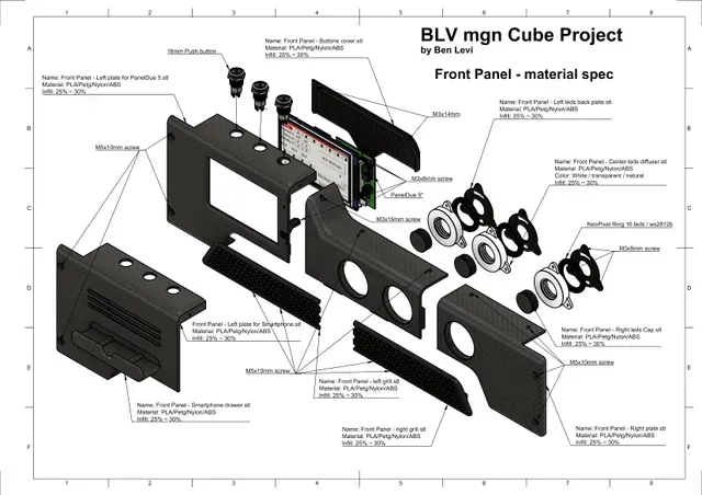 BLV mgn Cube 3d printer by Ben Levi — Фото 22 из 40