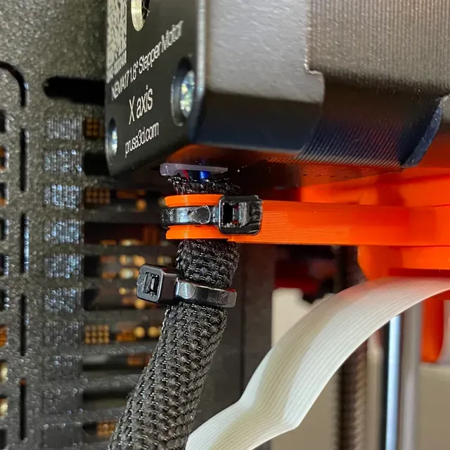 Prusa MK3S (MK3S+) Pi Camera V2.1 Mount With Optional X Axis Cable Strain Relief — Фото 7 из 12