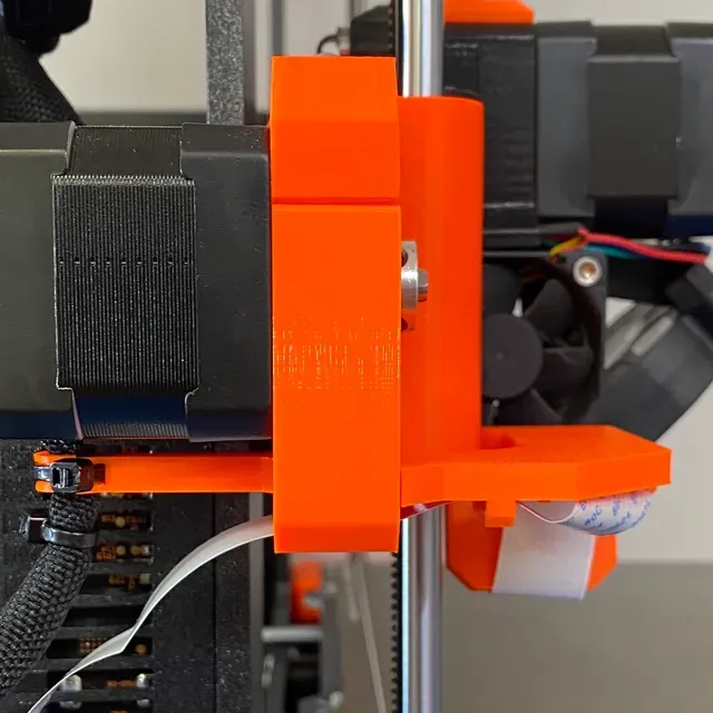 Prusa MK3S (MK3S+) Pi Camera V2.1 Mount With Optional X Axis Cable Strain Relief — Фото 6 из 12