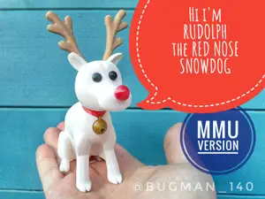 Rudolph the Red Nose SNOWDOG - MMU