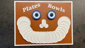 Office Information Sign Series >Plates & Bowls<
