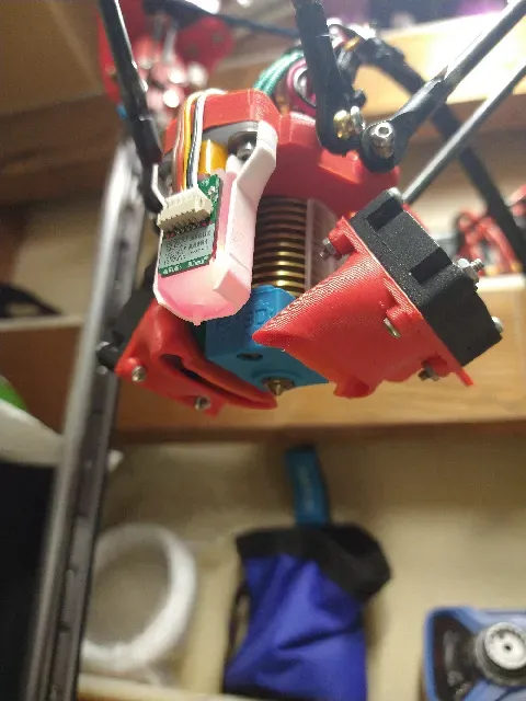 Kossel Mini E3D V6 Effector with BlTouch Mount — Фото 16 из 17