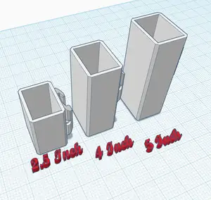 MMS Small Rectangle Containers
