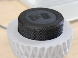 Media control volume knob - Knurled knob