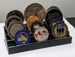 Parametric Challenge Coin Display