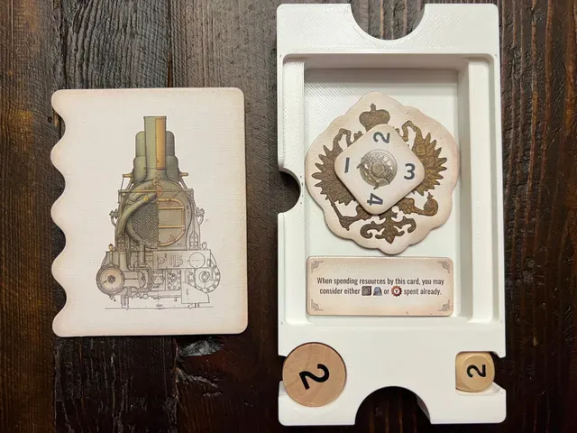 Furnace Board Game Insert / Organizer - Supports Interbellum Expansion — Image 2 of 10