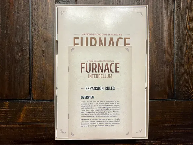 Furnace Board Game Insert / Organizer - Supports Interbellum Expansion — Image 5 of 10