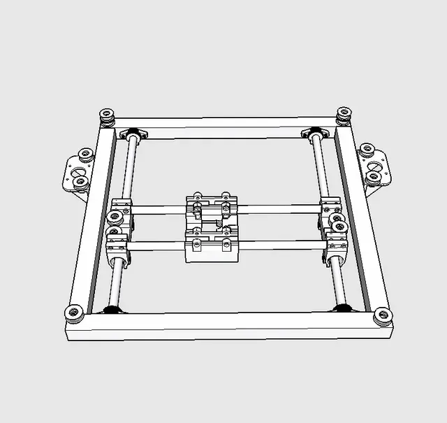 Dual CoreXY setup that uses LME12UU and 12mm shafts — Фото 28 из 28