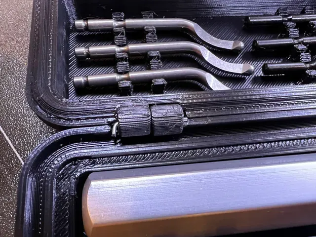 Deburring Tool Case 150mm (AFA Tooling) - Improved hinge and clasp — Image 2 of 4