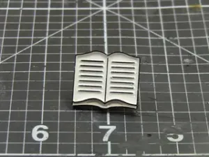 open book enamel pin